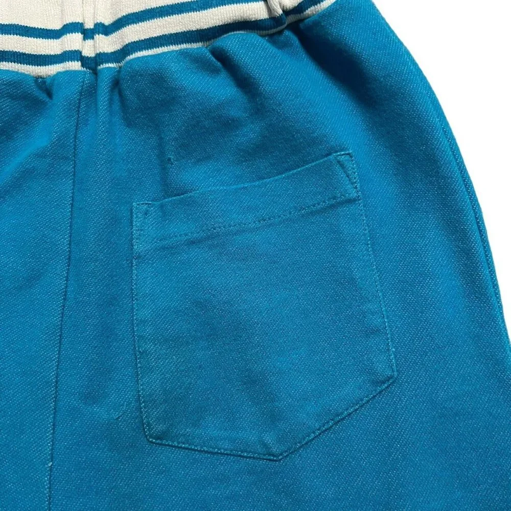 Alba Of Denmark Sz 116 (6Y) Organic Turkish Tile Blue Mike Shorts